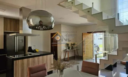 Casa em condomínio fechado com 3 quartos à venda no jardim park real, indaiatuba  por r$ 1.040.000