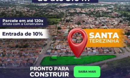 Terreno no bairro Residencial Santa Terezinha em Cuiabá - MT
