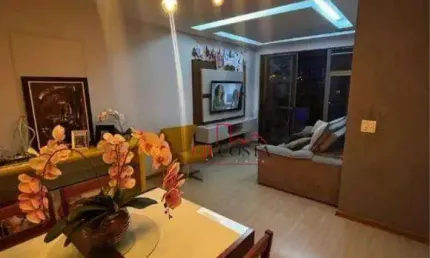 Apartamento com Varanda,  2 dormitórios sendo 1 suíte e um escritório. 1 vaga à venda, 90 m² por R$ 750.000 - Icaraí - Niterói/RJ