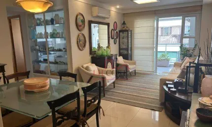 Apartamento com Varanda gourmet, 3 dormitóriossendo 1 suíte, 2 vagas   à venda, 110 m² por R$ 1.290.000 - Icaraí - Niterói/RJ