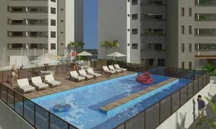 Apartamento   espaçoso 04 quartos s/ 03 suítes + DCE  250 metros do mar -Jardim Oceania