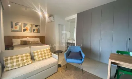 Apartamento 50m2 1 quarto para locacao mobiliado no edificio fiusa one , ribeirao preto/sp
