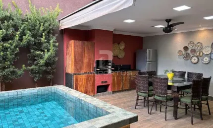 Casa sobrado a venda, 3 quartos no condominio recantos do sul, vila do golfe