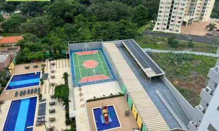 Apartamento com 1 dormitório à venda, 41 m² por r$ 290.000 - residencial recanto - caldas novas/go