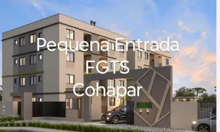 Apartamento Dois Quartos , No Bairro Vargem Grande Pinhais.
