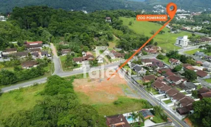 Terreno à venda no centro, pomerode  por r$ 375.000