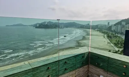 Apartamento pé na areia r$ 900.000,00 josé menino santos/sp