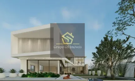 Casa com 4 dormitórios à venda, 550 m² por R$ 5.980.000,00 - Condomínio Residencial Villa Lombarda