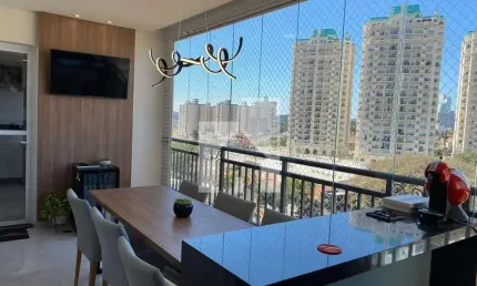 Excelente Apartamento MOBILIADO à venda com 3 Suítes, Condomínio Le Parc Jundiaí , Jardim Ana Maria