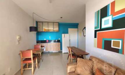 Apartamento à Venda com 1 dormitório, 52m ², Mobiliado na Região Central