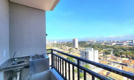 Apartamento novo 2 dormitórios, 1 suíte vista livre no parque industrial