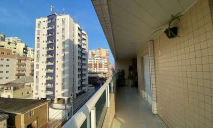 Apartamento para Venda em Praia Grande, Guilhermina, 2 dormitórios, 1 suíte, 2 banheiros, 1 vaga