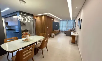 Apartamento para Venda em Praia Grande, Boqueirão, 2 dormitórios, 1 suíte, 2 banheiros, 2 vagas