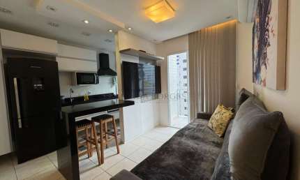 Apartamento para Venda em Praia Grande, Ocian, 1 dormitório, 1 banheiro, 1 vaga