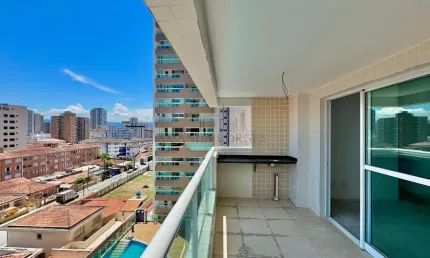 Apartamento para Venda em Praia Grande, Canto do Forte, 2 dormitórios, 1 suíte, 2 banheiros, 1 vaga