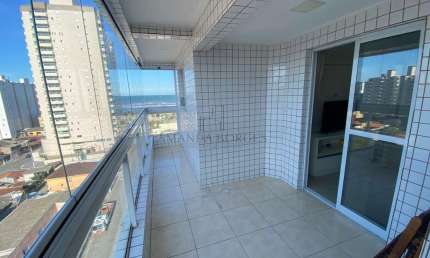 Apartamento para Venda em Praia Grande, Mirim, 2 dormitórios, 1 suíte, 2 banheiros, 1 vaga
