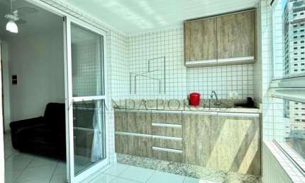 Apartamento para Venda em Praia Grande, Aviação, 1 dormitório, 1 suíte, 2 banheiros, 1 vaga