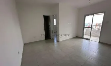 Apartamento para Venda em Praia Grande, Aviação, 1 dormitório, 1 suíte, 2 banheiros, 1 vaga