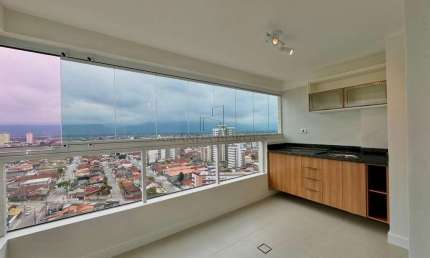 Apartamento para Venda em Praia Grande, Mirim, 2 dormitórios, 1 suíte, 2 banheiros, 1 vaga