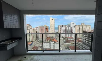 Apartamento para Venda em Praia Grande, Aviação, 2 dormitórios, 2 suítes, 3 banheiros, 1 vaga