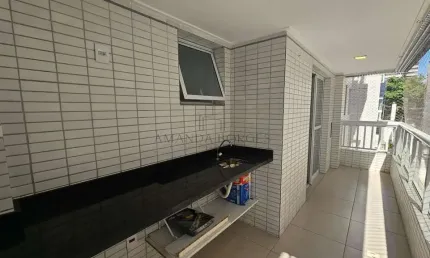 Apartamento para venda em praia grande, guilhermina, 1 dormitório, 1 banheiro, 1 vaga