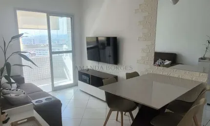 Apartamento para venda em praia grande, guilhermina, 2 dormitórios, 1 suíte, 2 banheiros, 1 vaga