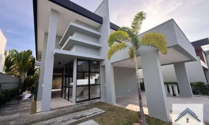 Casa com 4 dormitórios para alugar, 273 m² por R$ 12.377,79/mês - Condomínio Horizontal Jardins Ibiza - Eusébio/CE