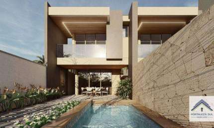 Casa com 4 dormitórios à venda, 154 m² por R$ 729.000,00 - Edson Queiroz - Fortaleza/CE