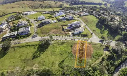 Terreno em condomínio fechado à venda na Estrada Antônio Américo Suzan, Condominio Village das Palmeiras, Itatiba, 1010 m2 por R$ 345.000