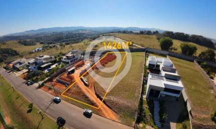 Terreno em condomínio fechado à venda na Avenida Nossa Senhora das Graças, Condominio Ville de France, Itatiba, 1426 m2 por R$ 550.000