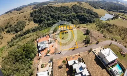 Terreno em condomínio fechado à venda na avenida nossa senhora das graças, condominio ville de france, itatiba, 1584 m2 por r$ 550.000