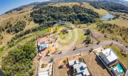 Terreno em condomínio fechado à venda na avenida nossa senhora das graças, condominio ville de france, itatiba, 1532 m2 por r$ 550.000