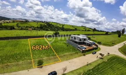 Terreno em condomínio fechado à venda na Rodovia Romildo Prado, Condomínio GSP Arts, Itatiba, 682 m2 por R$ 430.000
