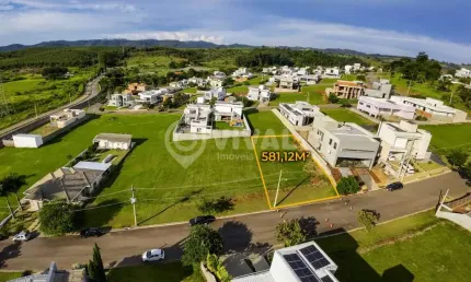 Terreno em condomínio fechado à venda na rua engenheiro josé pedro paladino, residencial sete lagos, itatiba, 581 m2 por r$ 310.000