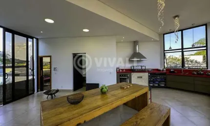 Casa em condomínio fechado com 3 quartos para alugar na Rodovia Romildo Prado, Bairro Itapema, Itatiba, 340 m2 por R$ 15.000