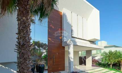 MANSÃO DE LUXO NO ALPHAVILLE EUSÉBIO - Casa Duplex 392m² / Terrano 469m² / 5 Suítes