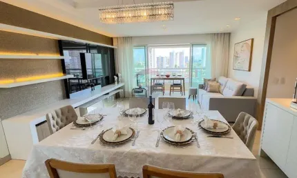 ED. SAINT SQUARE - ALDEOTA - 107m² - 4 QUARTOS (2 SUÍTES) - 2 VAGAS - LAZER COMPLETO