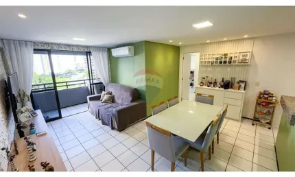 Apartamento 3q em fortaleza: conforto e segurança / condomínio cervantes.