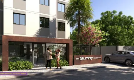 APARTAMENTOS   -  47 m² - 02 DORMITÓRIOS - VARANDA - LAZER