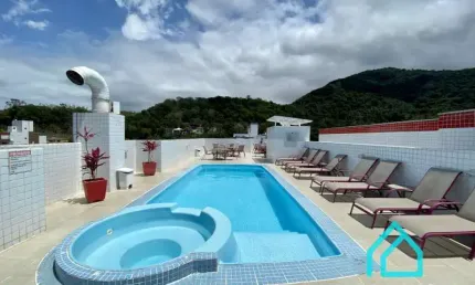 Apartamento à venda com 2 dormitórios na praia das toninhas - ubatuba sp