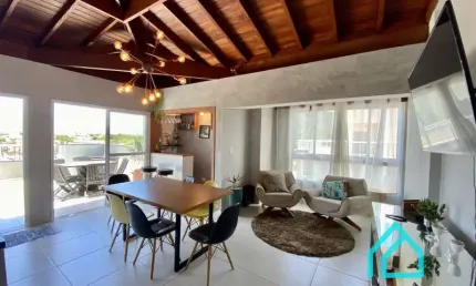 Linda cobertura duplex 3 dormitórios na praia do itaguá em ubatuba sp