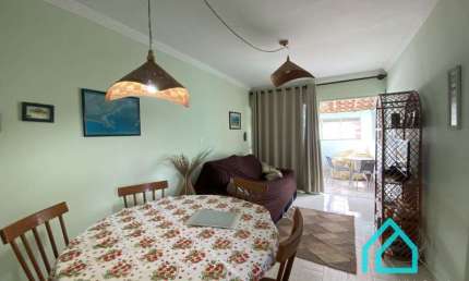 Apartamento à venda com 1 suíte na Praia de Maranduba - Ubatuba SP - condomínio frente mar