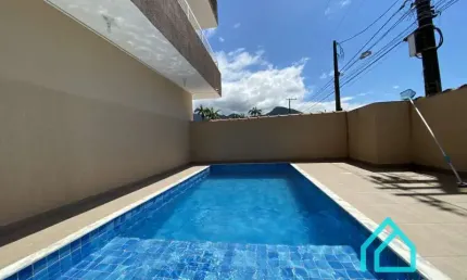 Maranduba, ubatuba: apto novo 2 dorms, suíte, frente mar - condomínio com piscina e segurança
