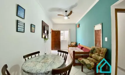 Apartamento térreo com 2 dormitórios à venda na Praia do Itaguá - Ubatuba SP