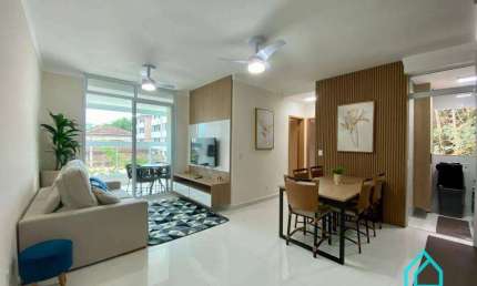 Apartamento todo decorado com 2 dormitórios a venda na Praia Das Toninhas  Ubatuba SP