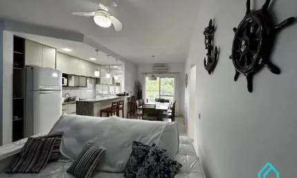 Apartamento de Alto Padrão com 2 Quartos (1 Suíte), Varanda Gourmet, 2 Vagas de Garagem e Lazer Completo na Praia das Toninhas - Ubatuba, SP