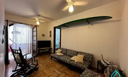 Amplo apartamento a venda com 2 dormitórios no centro de ubatuba sp
