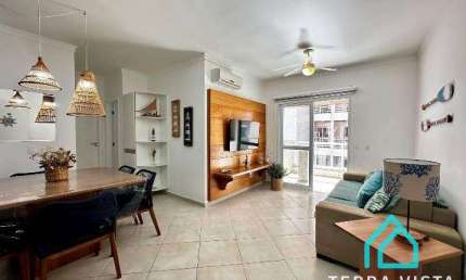Apartamento decorado com 2 dormitórios a venda na área nobre da Praia grande Ubatuba SP