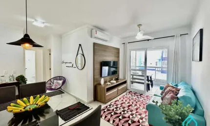 Lindo apartamento com 2 dormitórios a venda na área nobre da Praia Grande Ubatuba SP