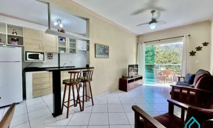 Apartamento a venda com 2 dormitórios na área nobre da Praia Grande Ubatuba SP